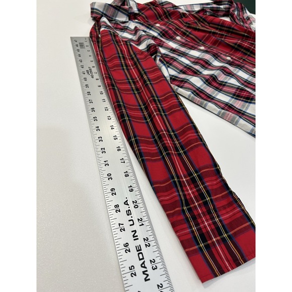 Classic Plaid Button-Up Tailored Preppy Look Timeless Pattern J Crew Women's 2 - Picture 8 of 8